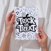 Load image into Gallery viewer, Halloween Trick or Treat Color Page