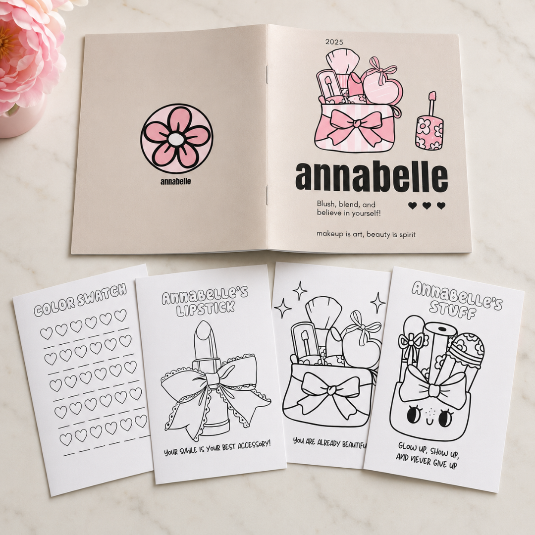 MAKE UP SPA DAY COLORING BOOK 8.5X11