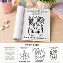 Load image into Gallery viewer, MAKE UP SPA DAY COLORING BOOK 8.5X11