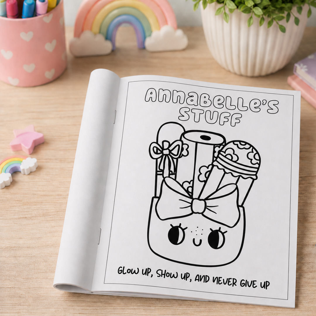 MAKE UP SPA DAY COLORING BOOK 8.5X11