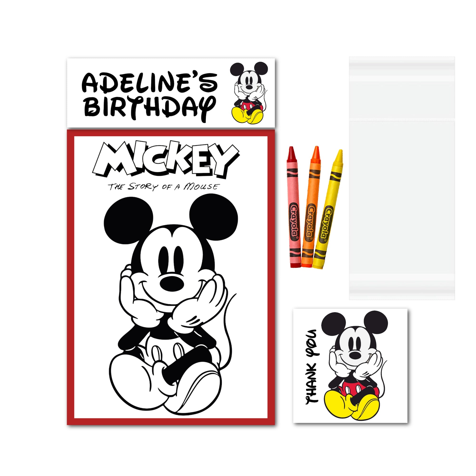 Mickey Mouse Birthday, Custom kits, Disney Birthday