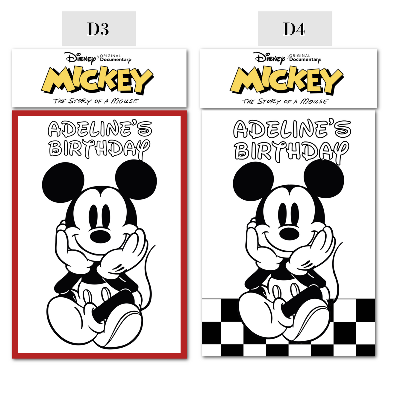 Mickey Mouse Birthday, Custom kits, Disney Birthday