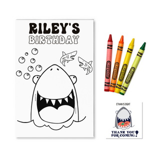 SHARK COLORING PAGE