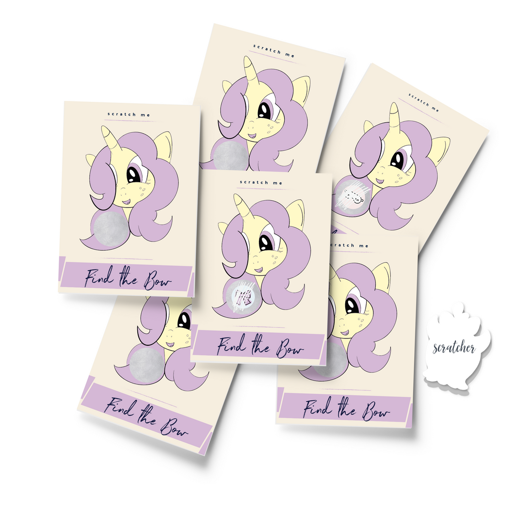Scratch Off Cards - Unicorn - 12 Pack